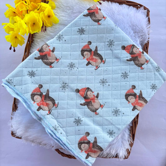 2 layer Muslin Receiving Blanket / Swaddle