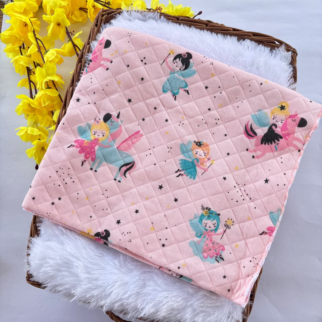 2 layer Muslin Receiving Blanket / Swaddle