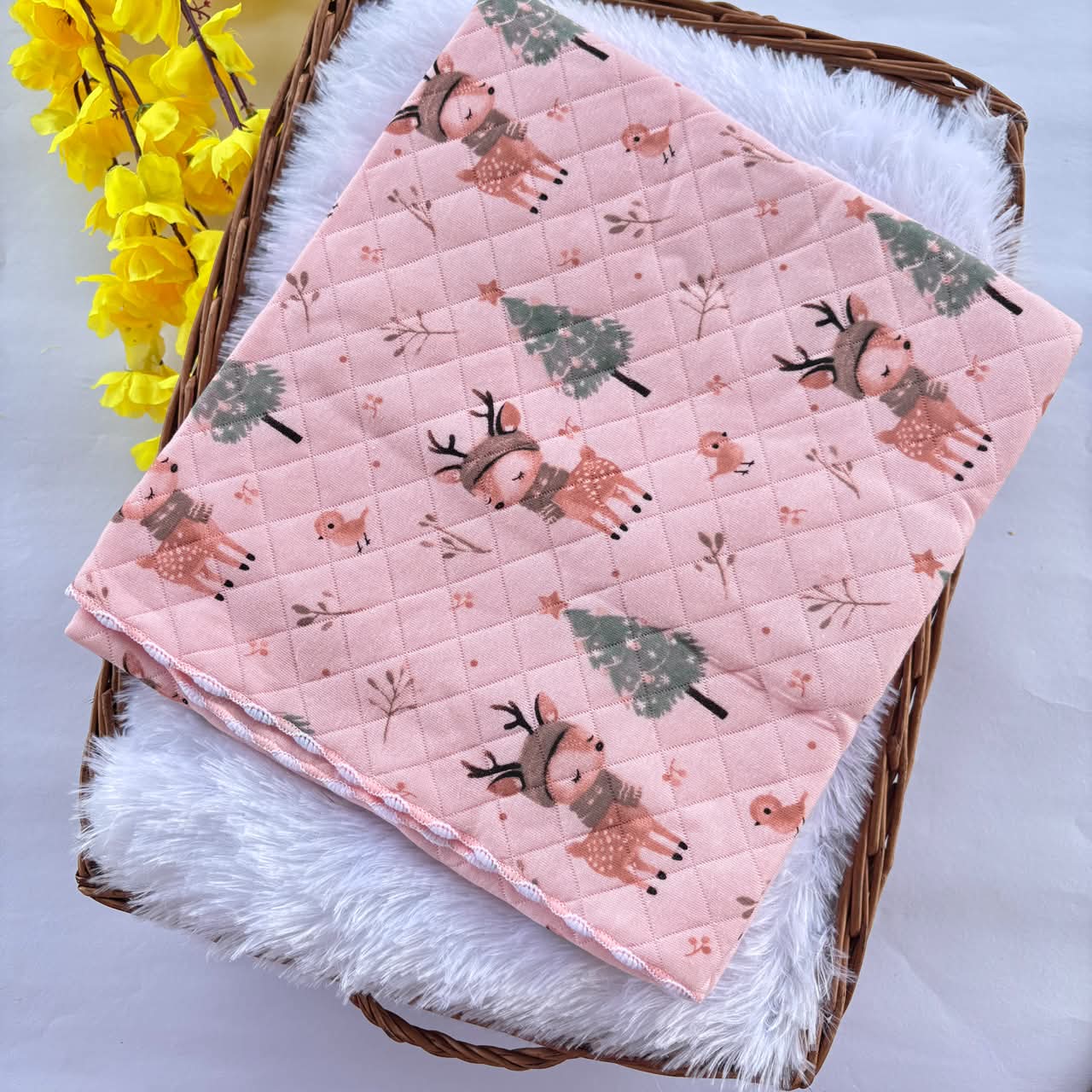 2 layer Muslin Receiving Blanket / Swaddle