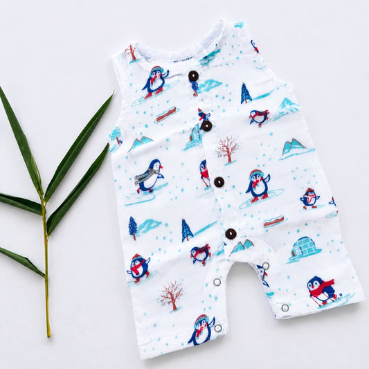 Baby Muslin Sleeveless Romper