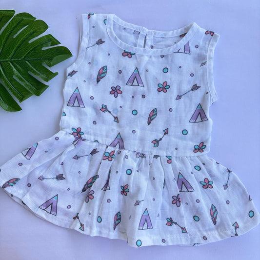 Muslin premium Frocks MN01