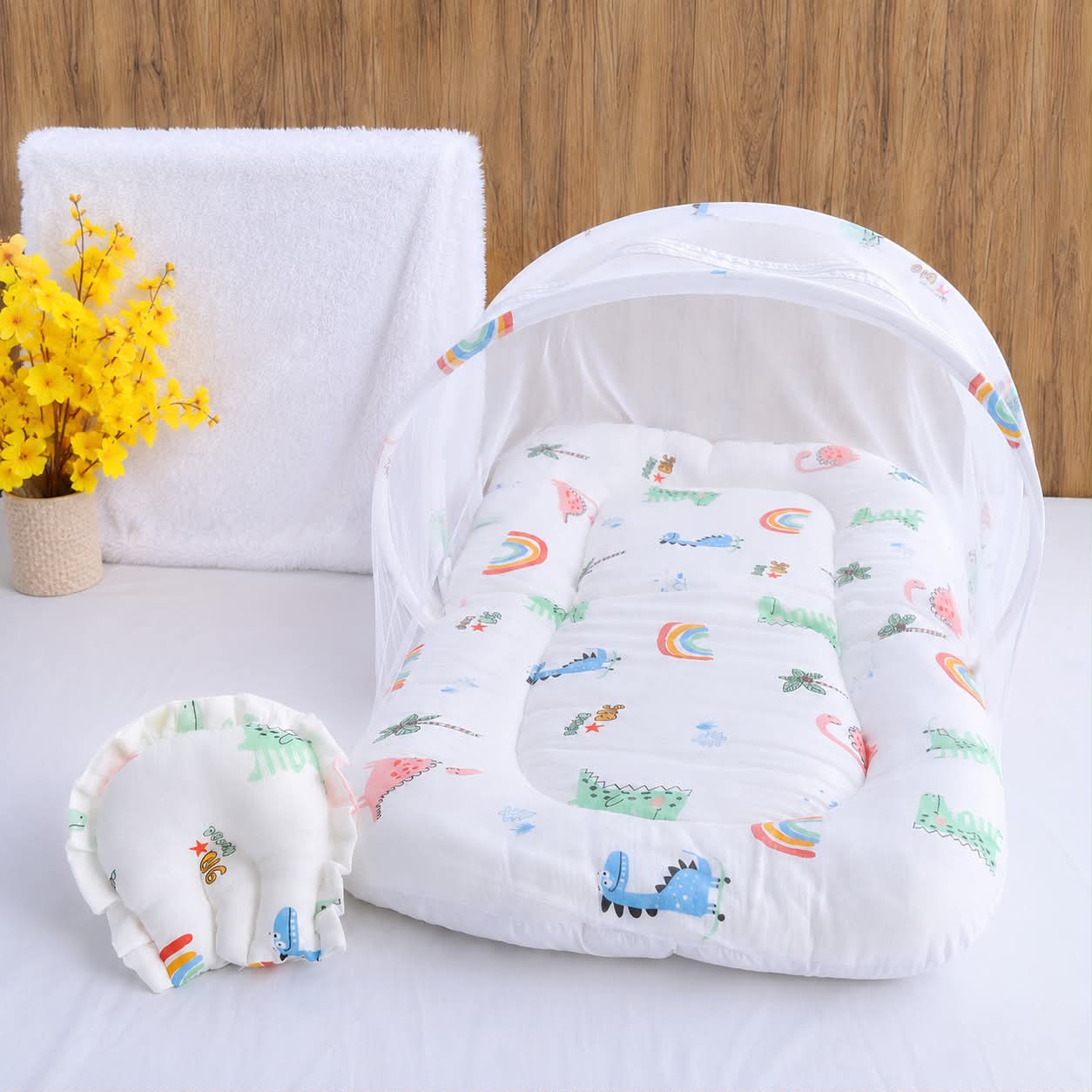 Baby Crinkled Muslin Mosquito Net Bed MN01