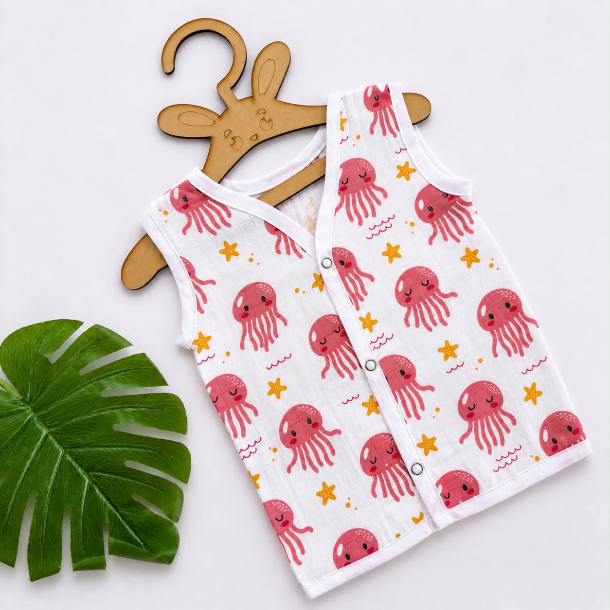 Muslin Button jablas MN01