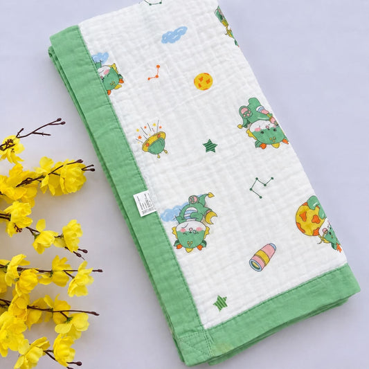Crinkled Muslin 6 layer Blanket MN01