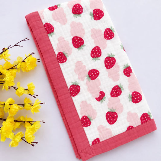 Crinkled Muslin 6 layer Blanket MN01