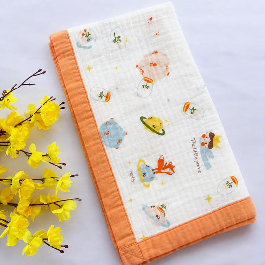 Crinkled Muslin 6 layer Blanket MN01