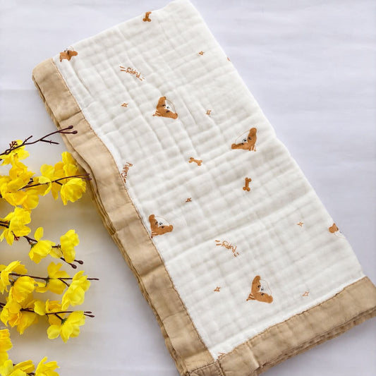 Crinkled Muslin 6 layer Blanket MN01