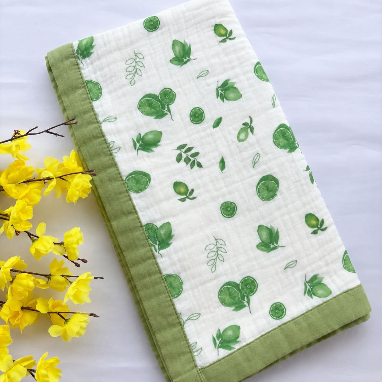 Crinkled Muslin 6 layer Blanket MN01