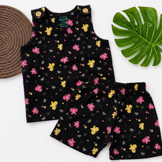 Muslin Vest and Shorts Set Double Layer DL01
