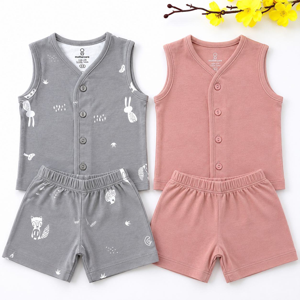 Premium Knitted Jabla And Shorts Pack of 2