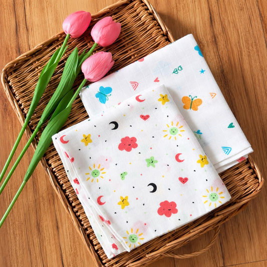 Muslin Bath Towel MN01 ( Pack of 2 )