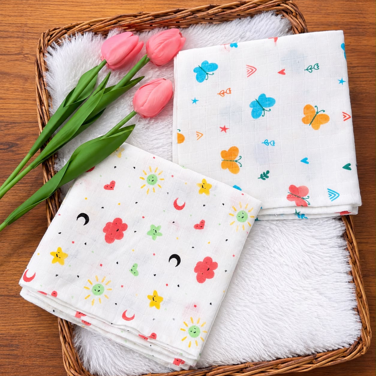 Muslin Bath Towel MN01 ( Pack of 2 )