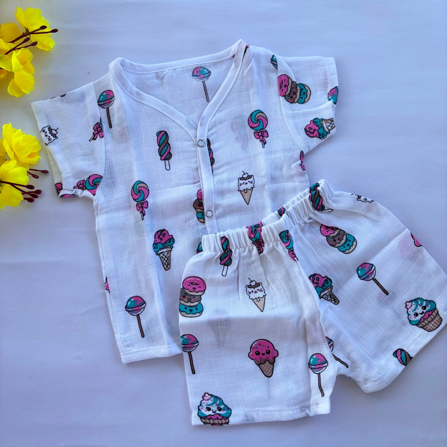 Premium Muslin co-ord set MN01