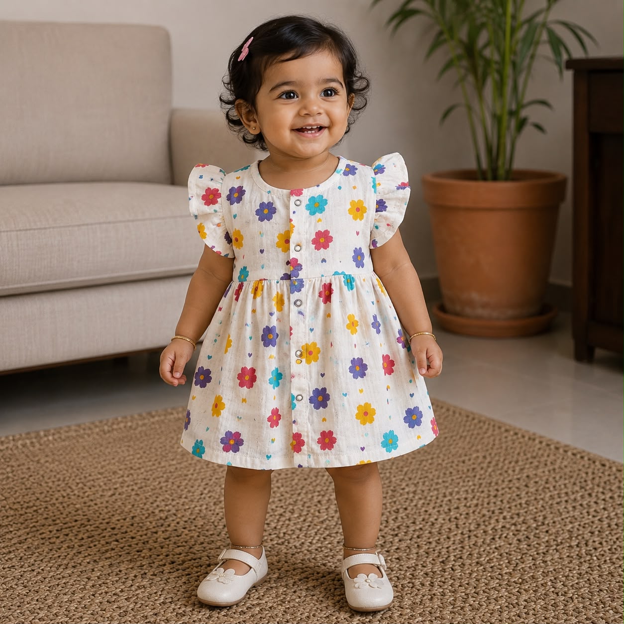 Buy Cotton Muslin Frocks Online