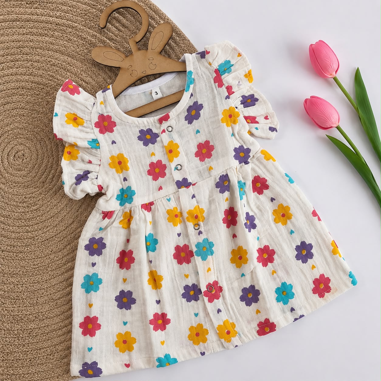 Buy Cotton Muslin Frocks Online