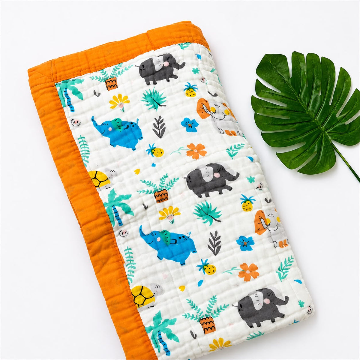 Crinkled Muslin 6 layer Blanket MN01