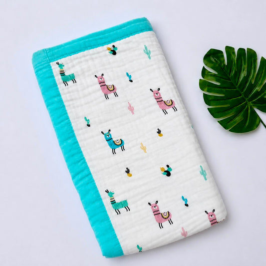 Crinkled Muslin 6 layer Blanket MN01
