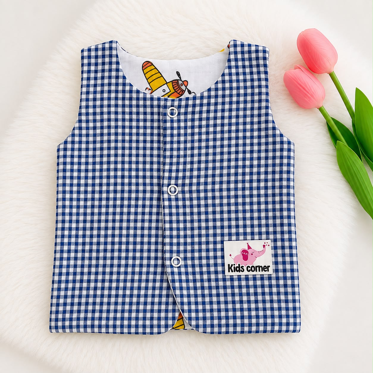 Reversible Muslin Jabla Double Layer MN01