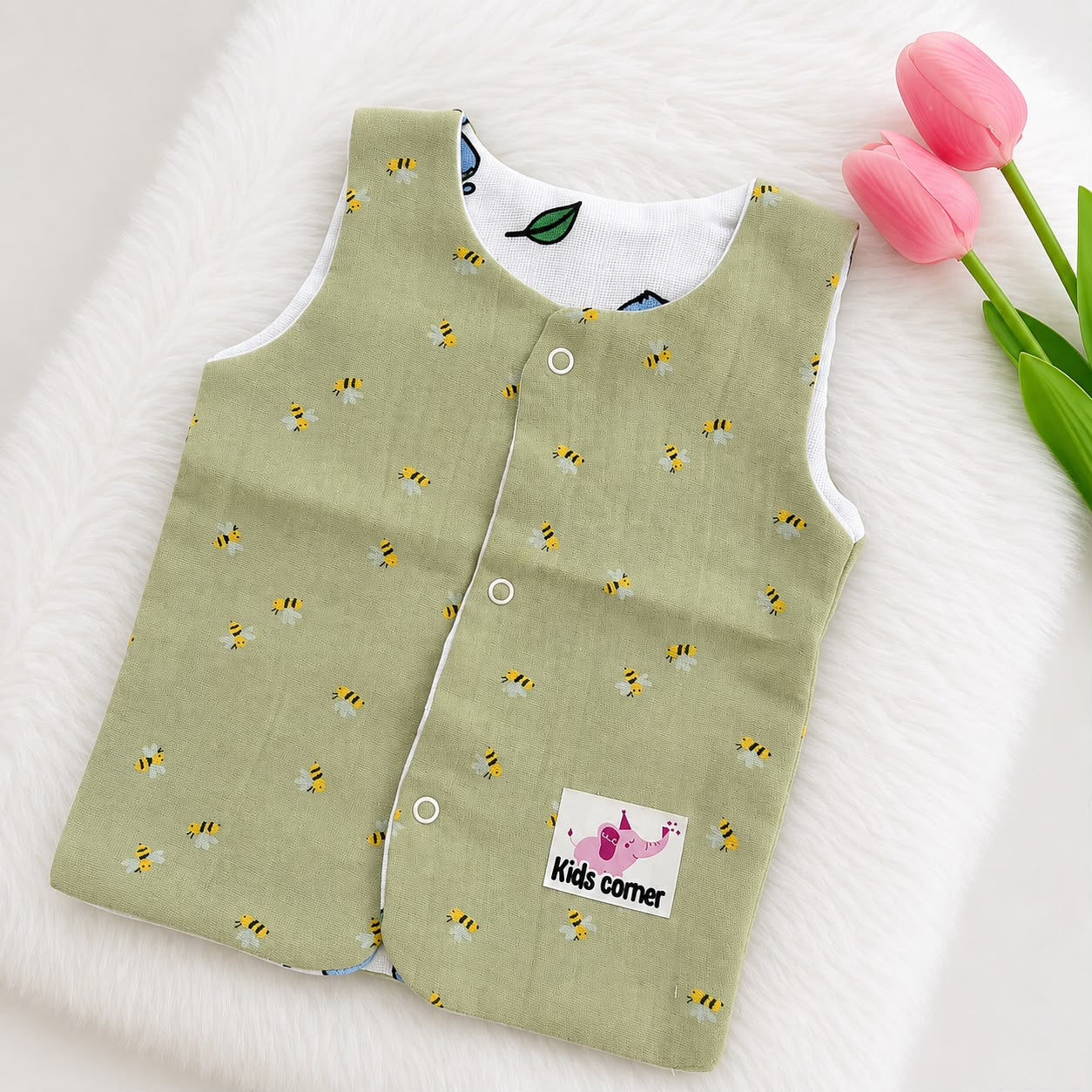 Reversible Muslin Jabla Double Layer MN01
