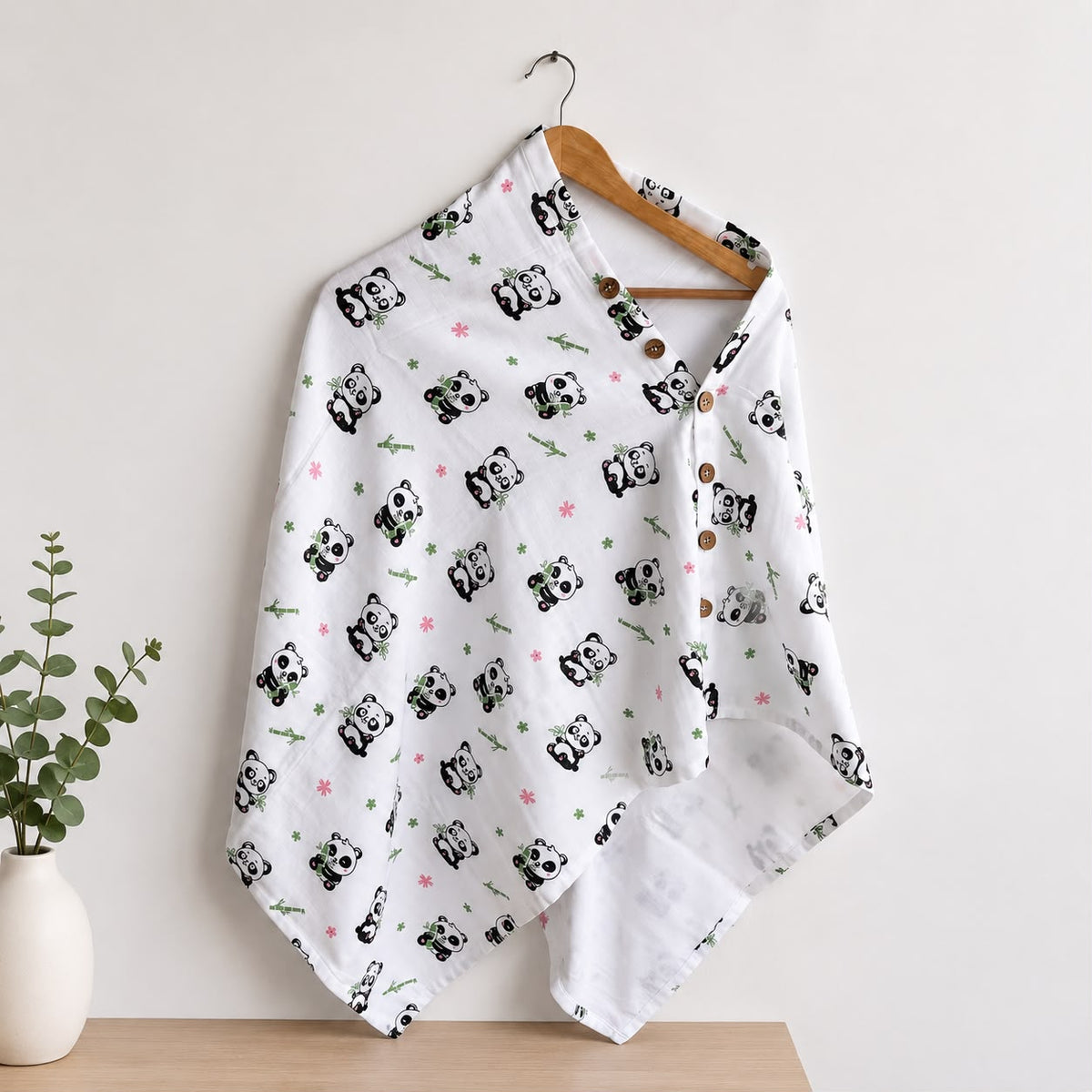 Breast Feeding Apron \ Nursing cover ( Panda  )