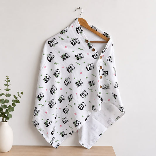 Breast Feeding Apron \ Nursing cover ( Panda  )