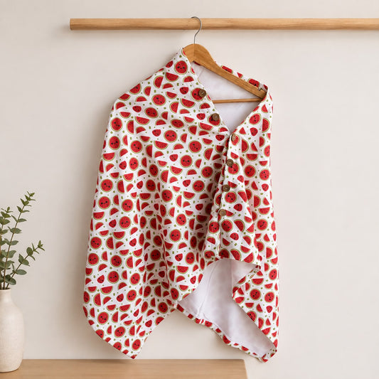 Breast Feeding Apron \ Nursing cover ( Watermelon )