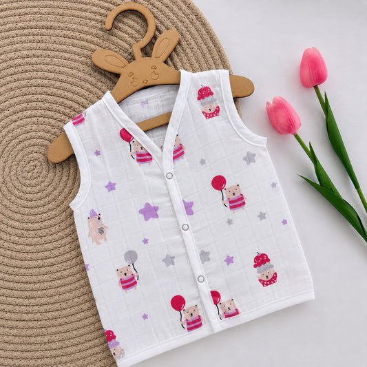 Muslin Button jablas MN01