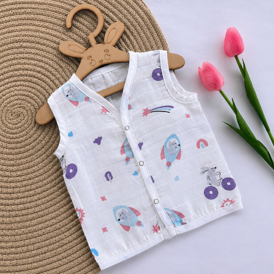 Muslin Button jablas MN01