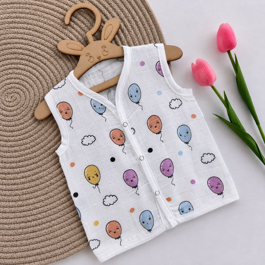 Muslin Button jablas MN01