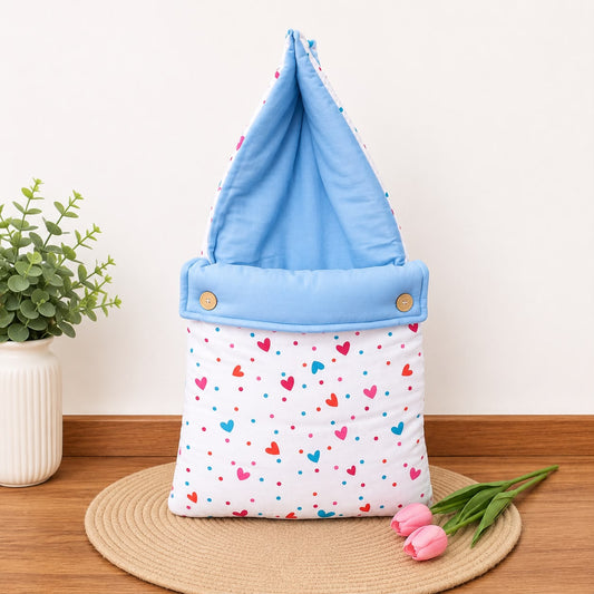 Inside & Outside Muslin Carry Bed MN01 ( Heart )