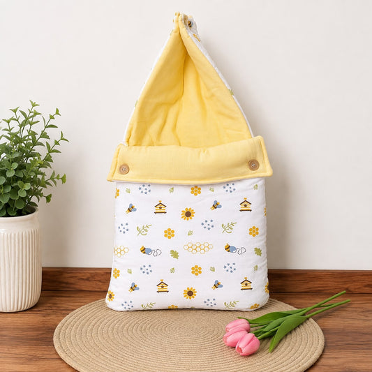 Inside & Outside Muslin Carry Bed MN01 ( Honeybee )