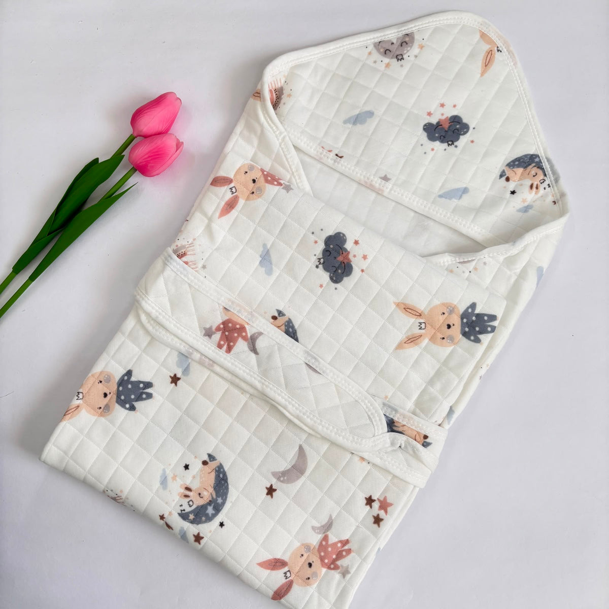 Baby Hooded Wrap / Blanket MN01