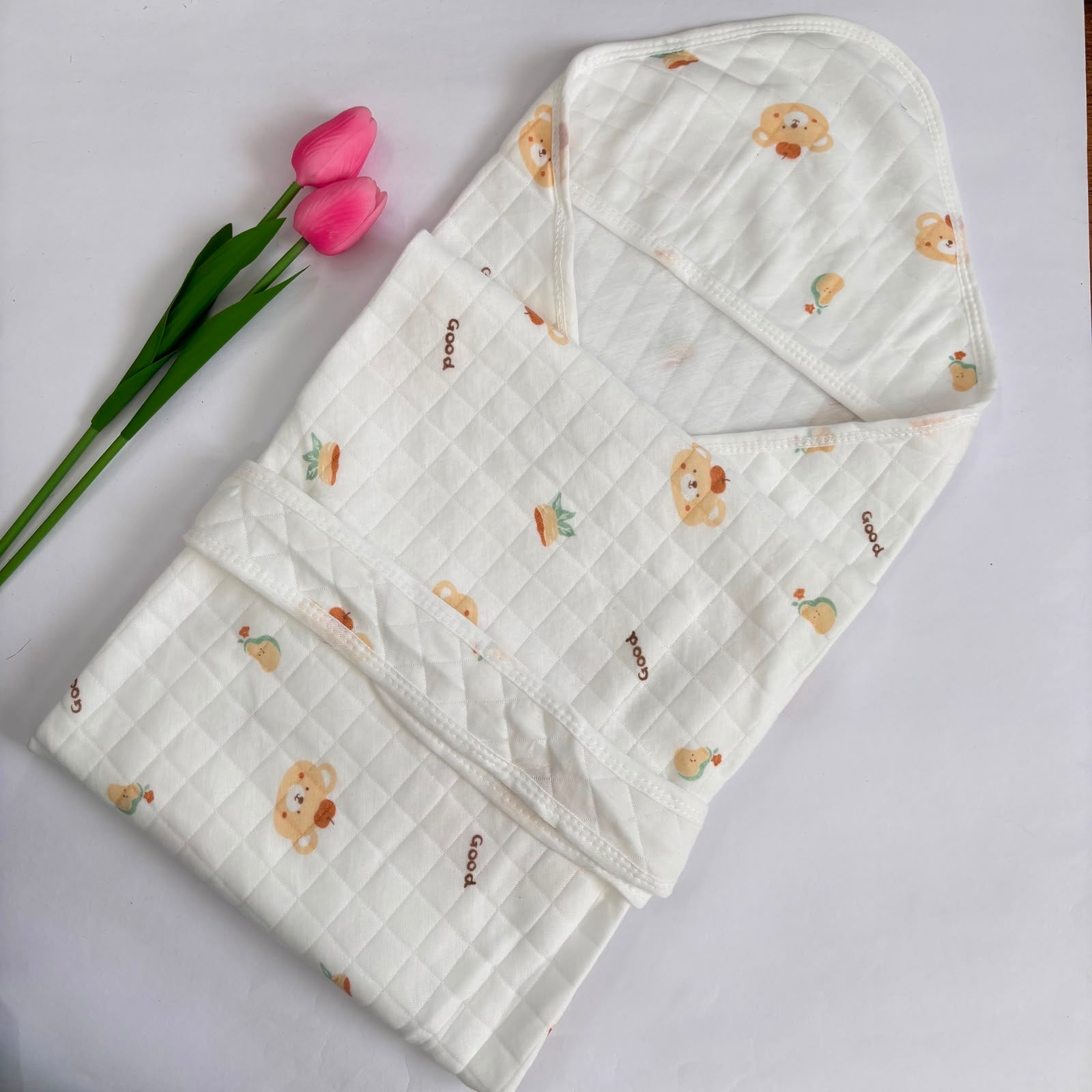 Baby Hooded Wrap / Blanket MN01