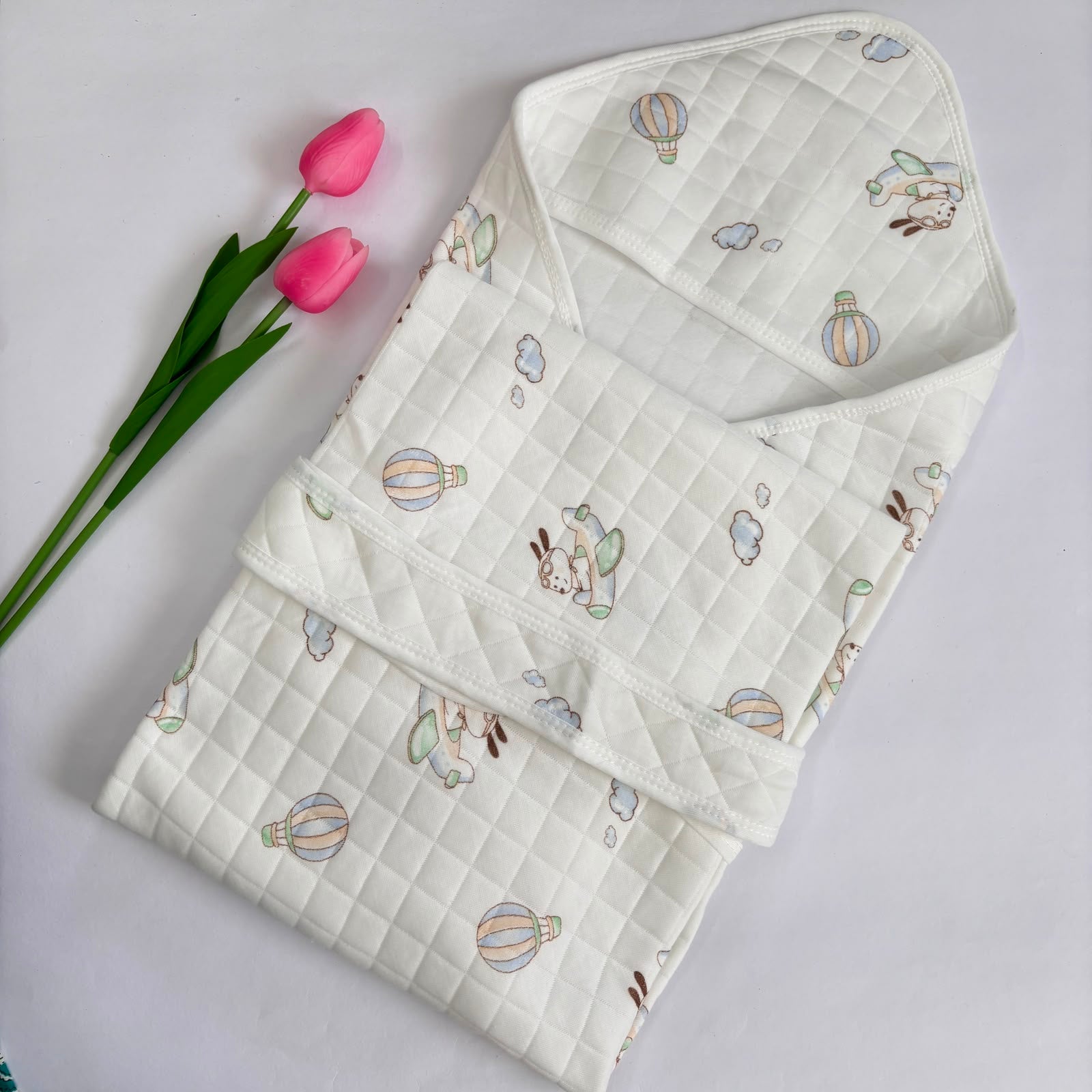 Baby Hooded Wrap / Blanket MN01