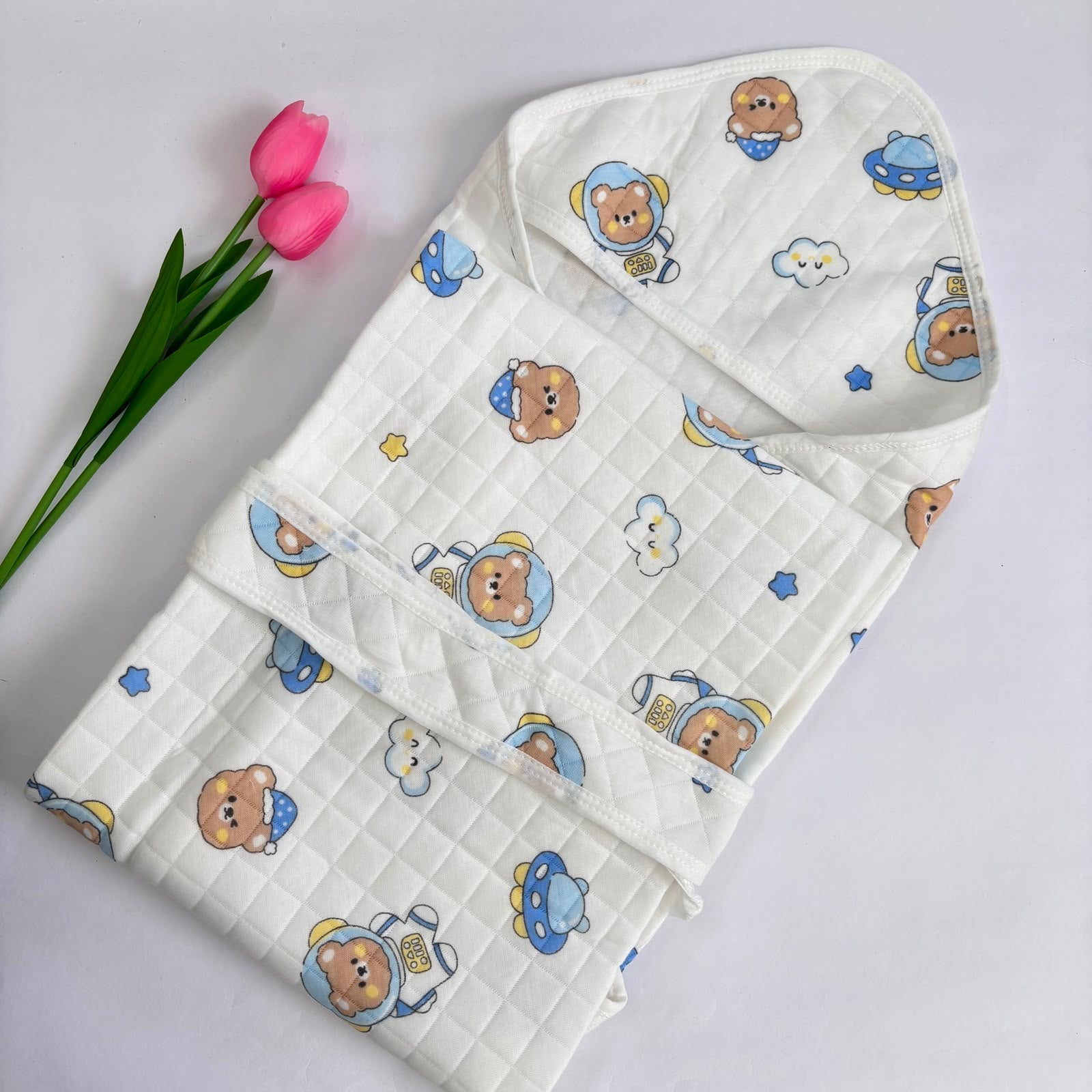 Baby Hooded Wrap / Blanket MN01