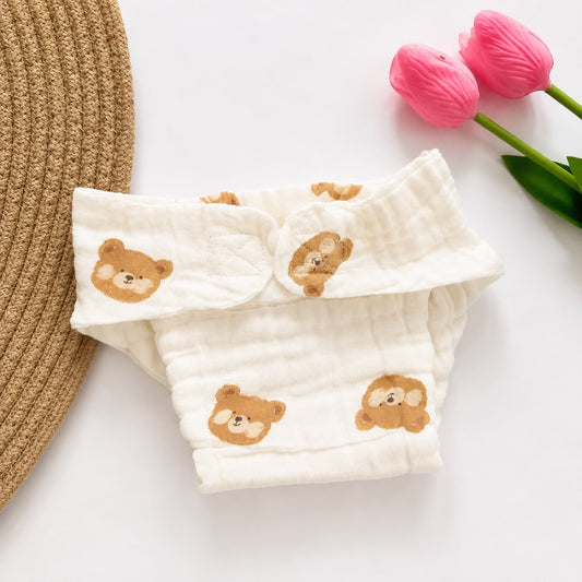 Muslin 6 layer Premium Nappy