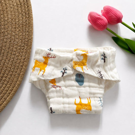 Muslin 6 layer Premium Nappy