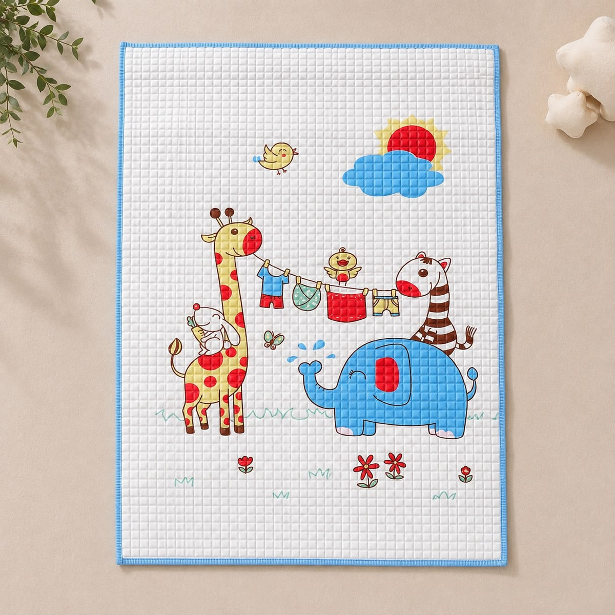 Baby Bubble Bath Mat MN01 ( Blue )