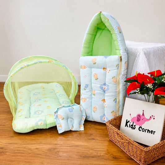 Baby Muslin Mosquito Net Bed and Carry Bed Combo MN01
