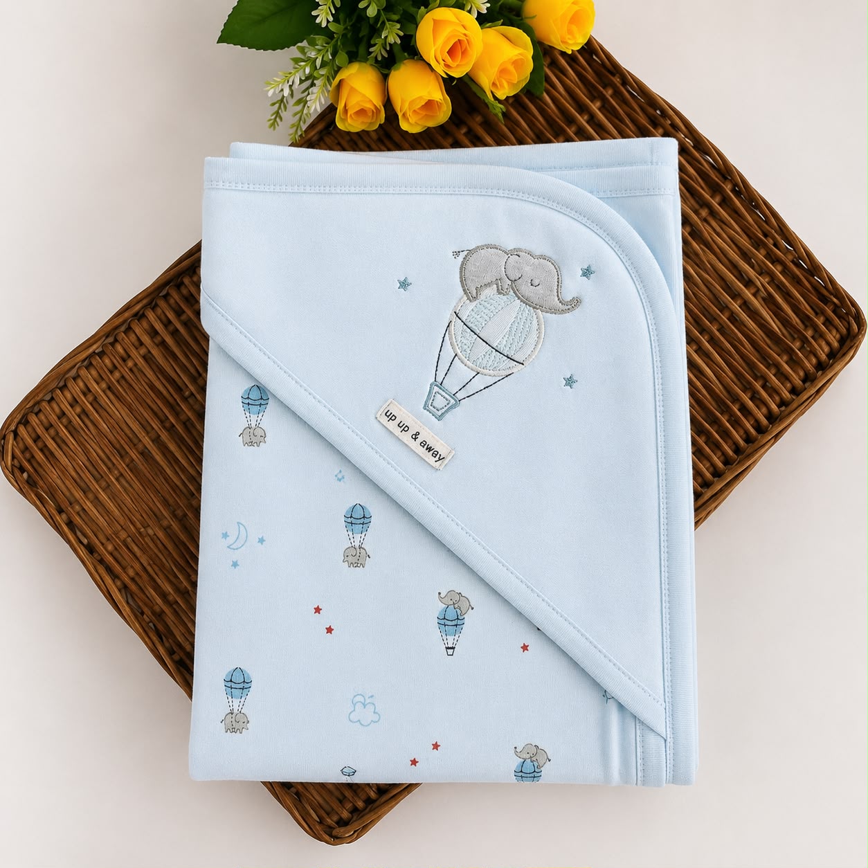 Baby Premium Cap Towel MN01 ( Blue )