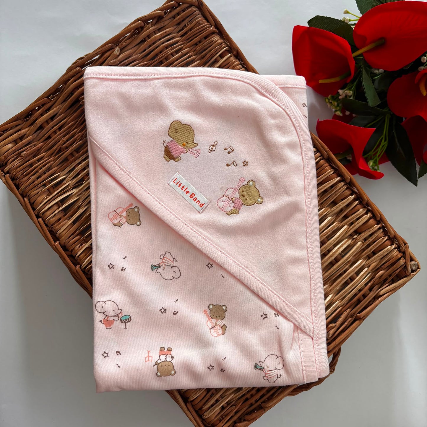Baby Premium Cap Towel MN01 ( Peach )