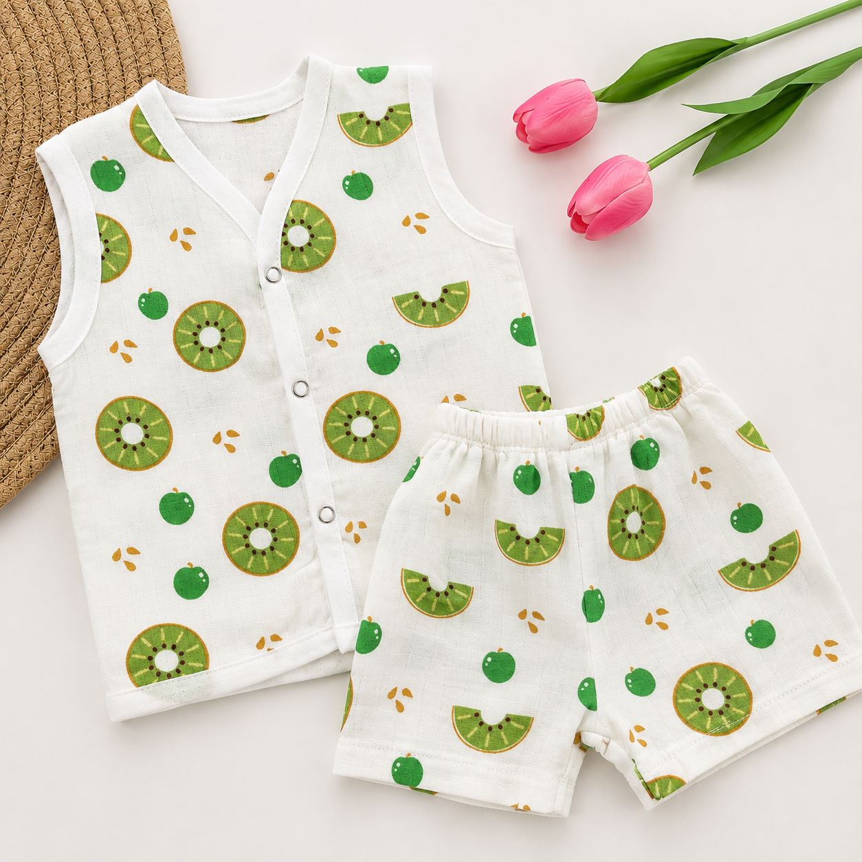 Premium Muslin co-ord set MN01
