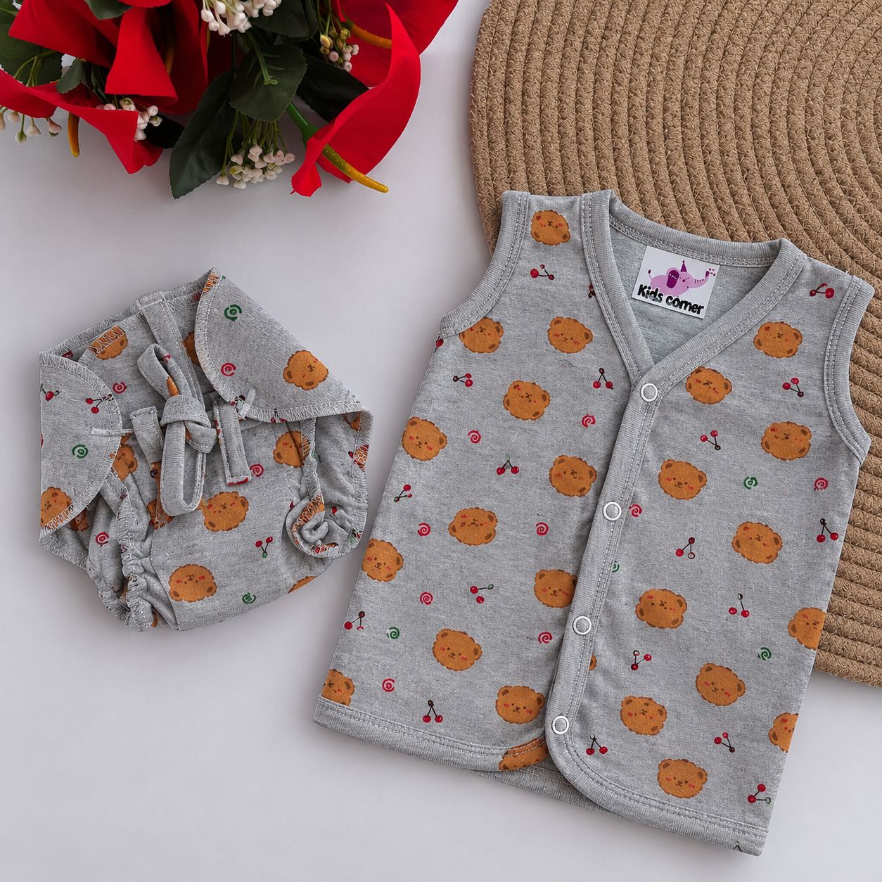 Premium Button jabla and Nappy set MN01