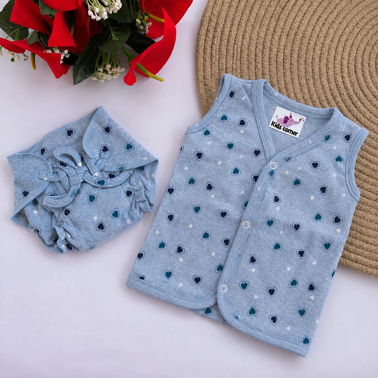 Premium Button jabla and Nappy set MN01