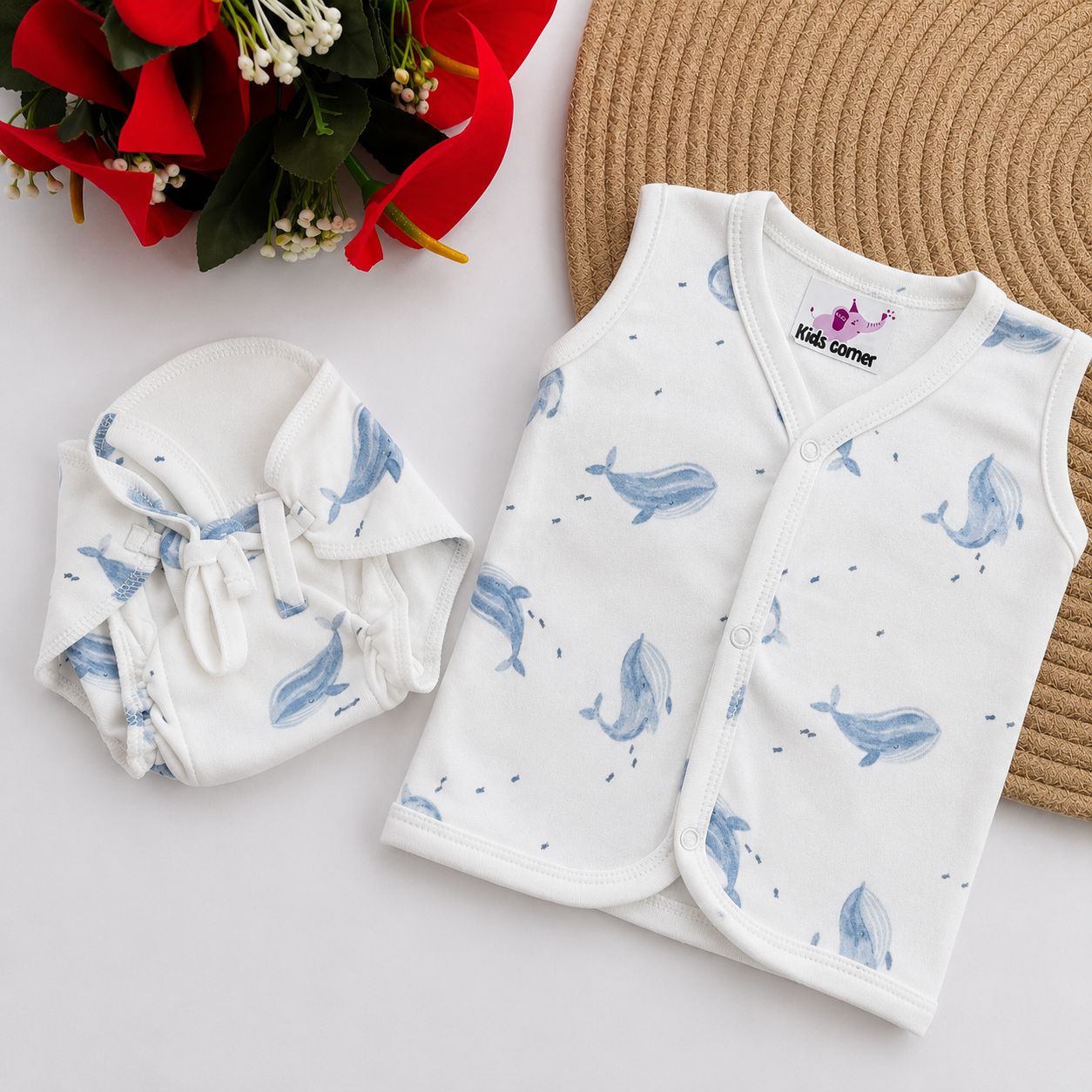 Premium Button jabla and Nappy set MN01