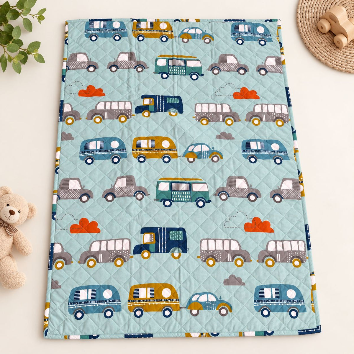 Baby Reversible Quilt Bed MN01
