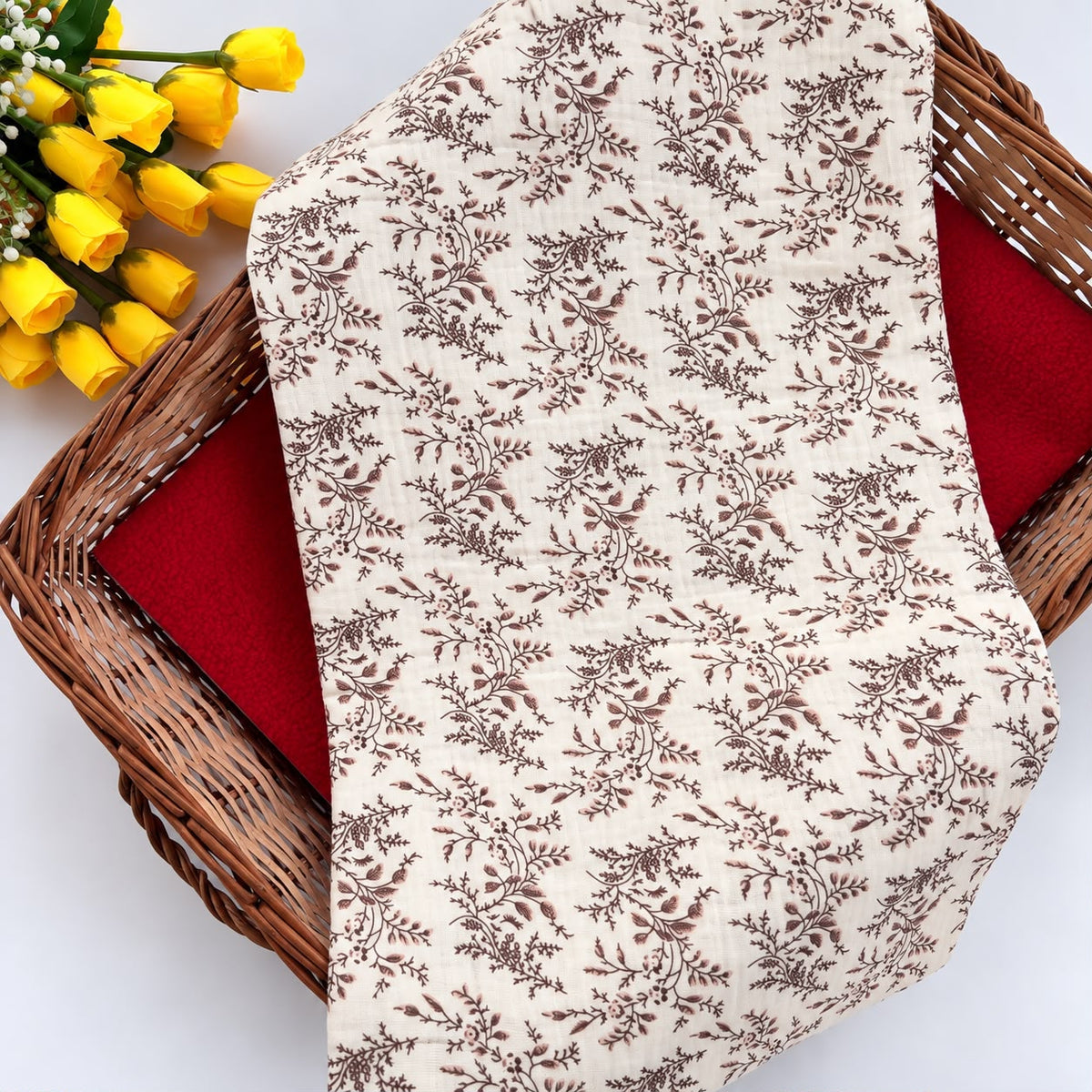 Premium Muslin Crinkled Swaddle Size 100 * 100 cm MN01