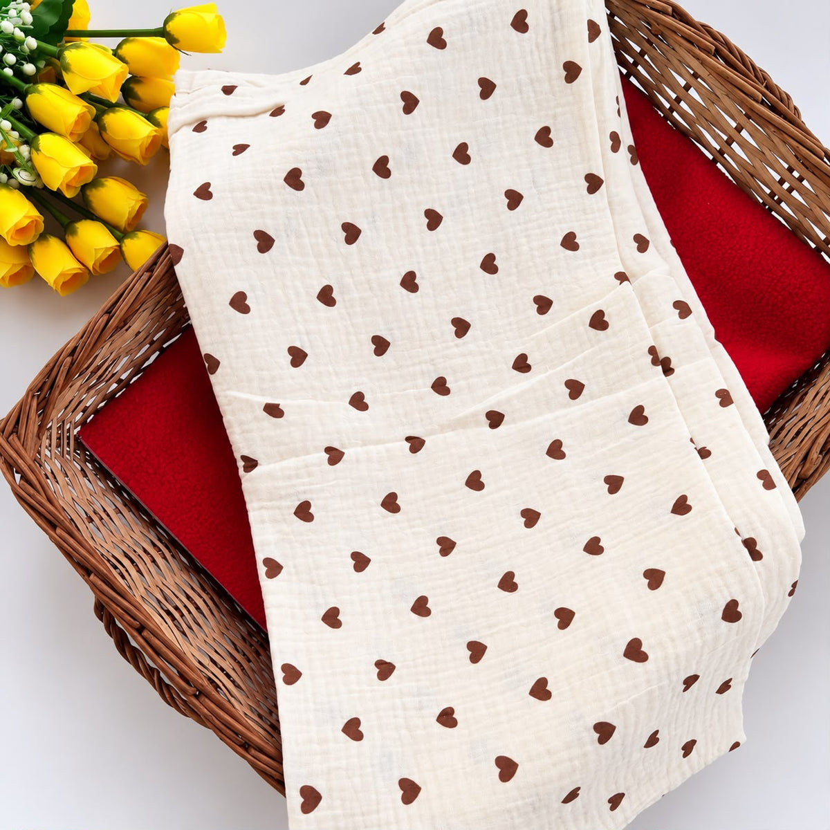 Premium Muslin Crinkled Swaddle Size 100 * 100 cm MN01