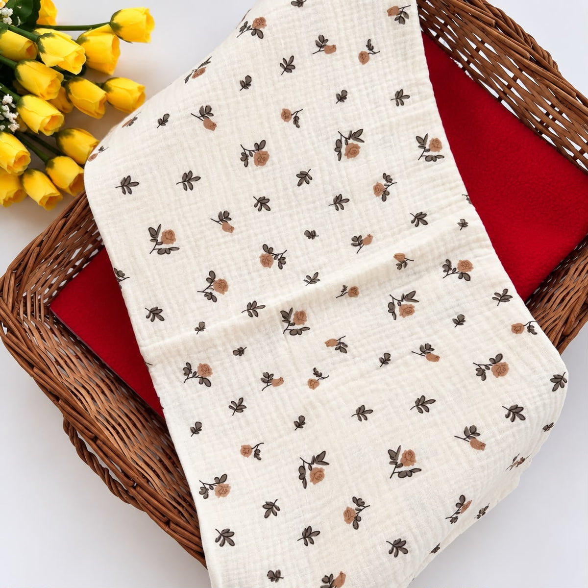 Premium Muslin Crinkled Swaddle Size 100 * 100 cm MN01