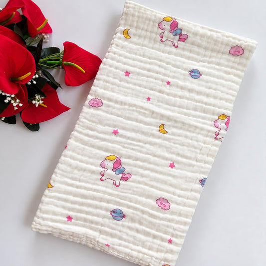 Muslin Crinkled  6 Layer Bath Towel MN01